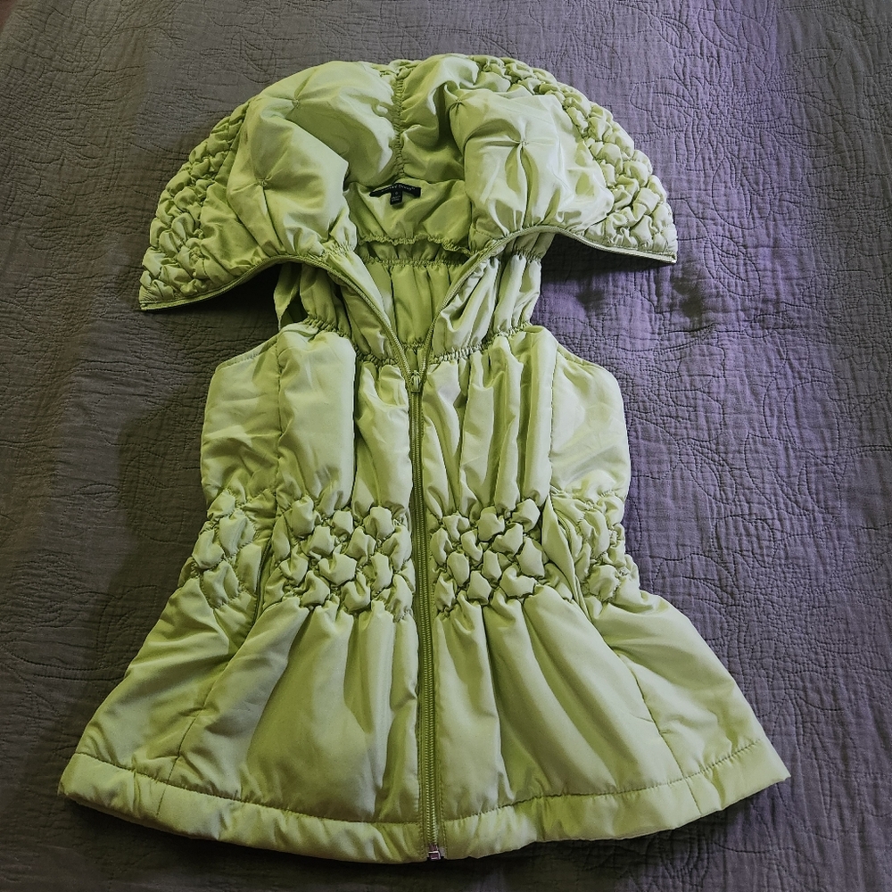 Samuel Dong Lime Puffer Vest Size S